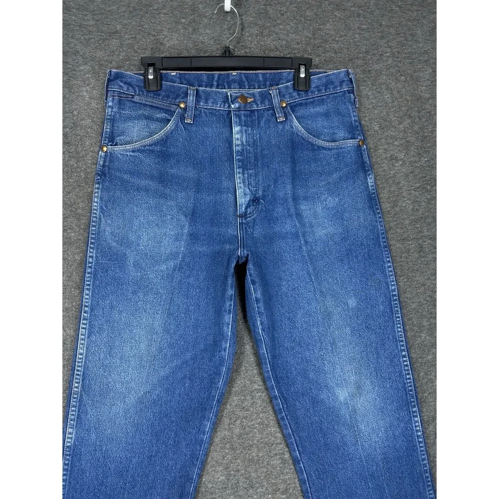 Vintage Wrangler 31MWZ Jeans 34x30 (tag‎ 36x30) Faded Straight Leg Made USA